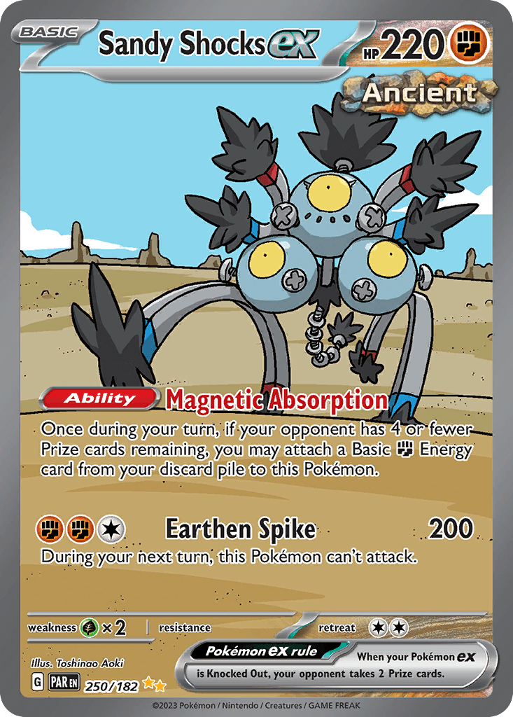 Sandy Shocks ex, 250/182, Standard
