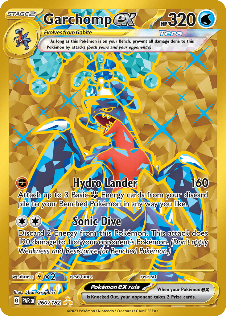 Garchomp ex, 260/182, Standard