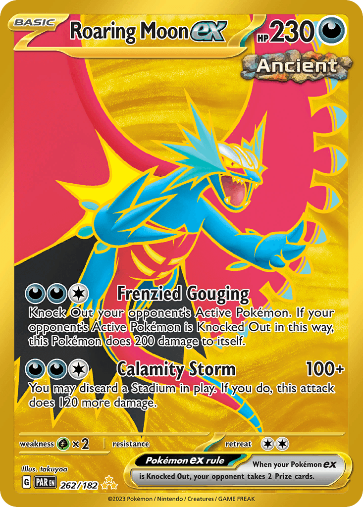 Roaring Moon ex, 262/182, Standard