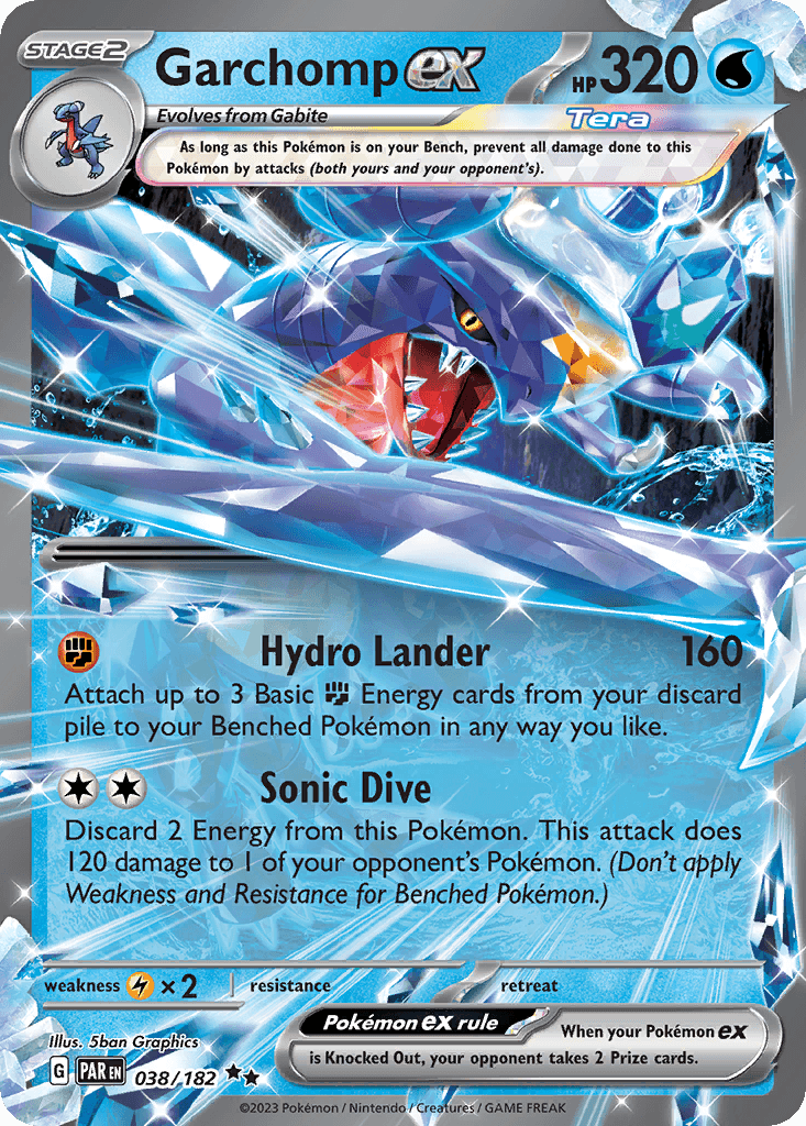 Garchomp ex, 38/182, Standard