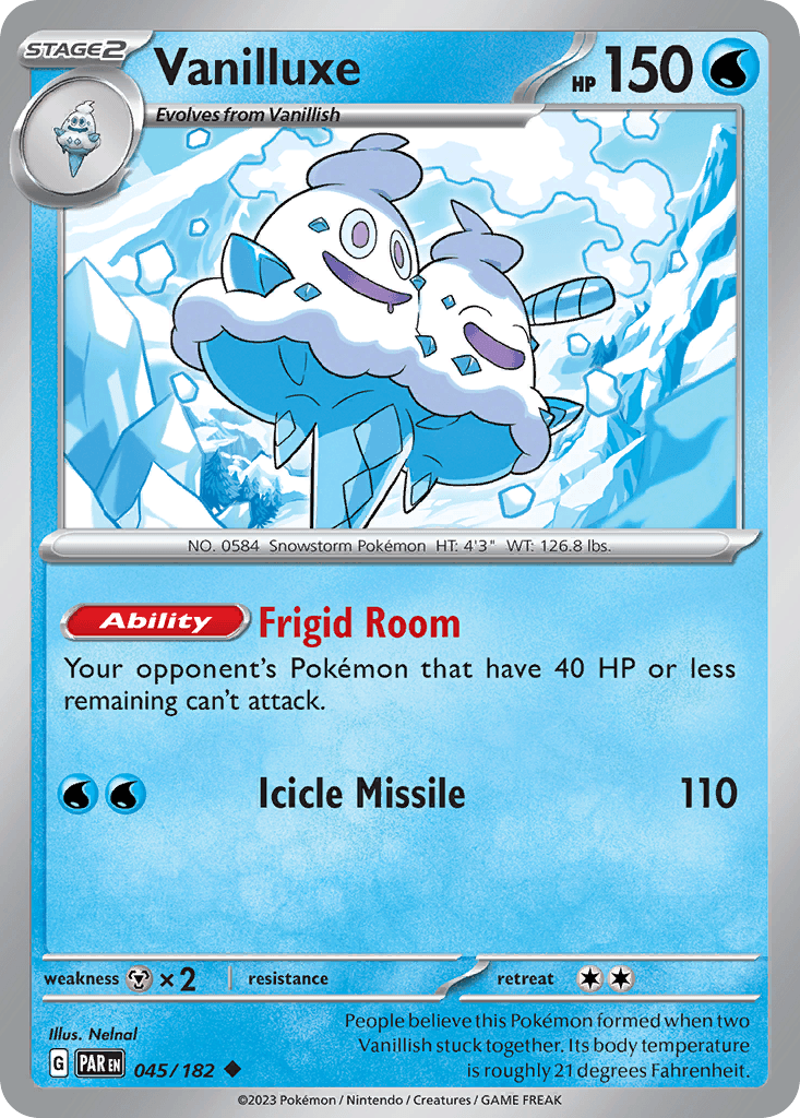 Vanilluxe, 45/182, Standard
