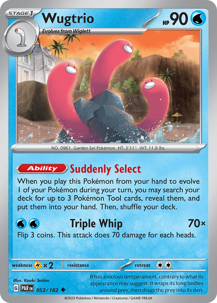 Wugtrio, 53/182, Standard