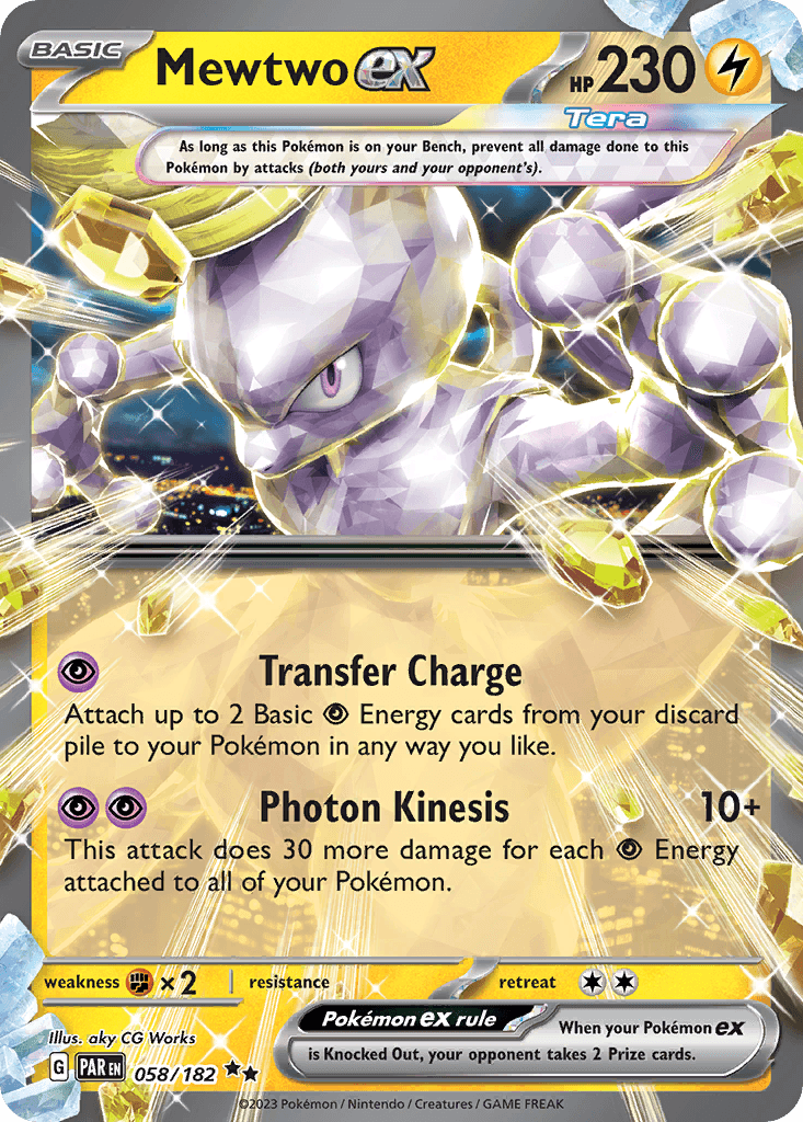 Mewtwo ex, 58/182, Standard
