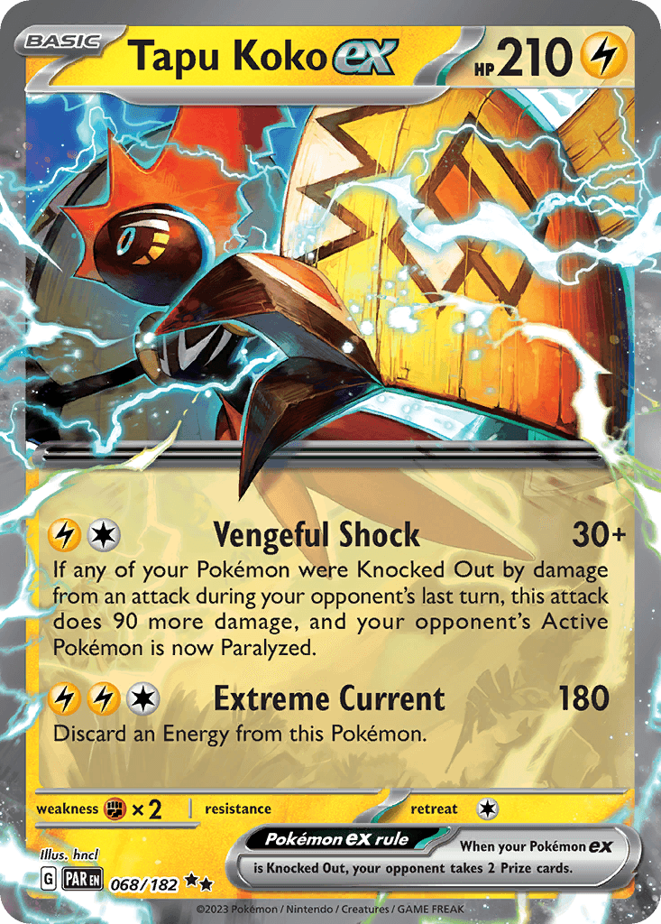 Tapu Koko ex, 68/182, Standard