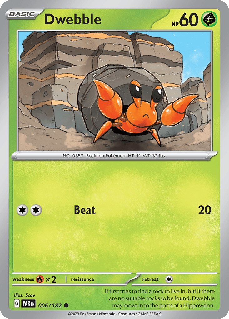 Dwebble, 6/182, Standard