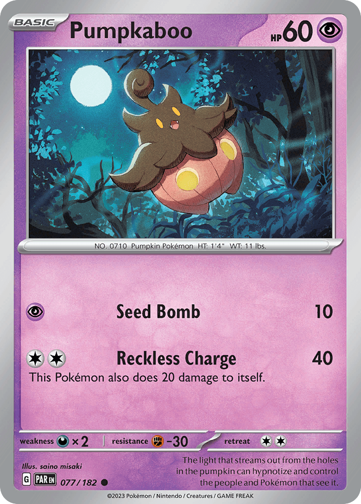 Pumpkaboo, 77/182, Standard