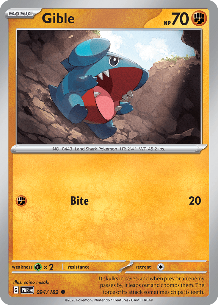 Gible, 94/182, Standard