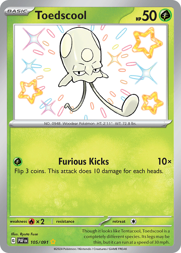 Toedscool, 105/91, Standard