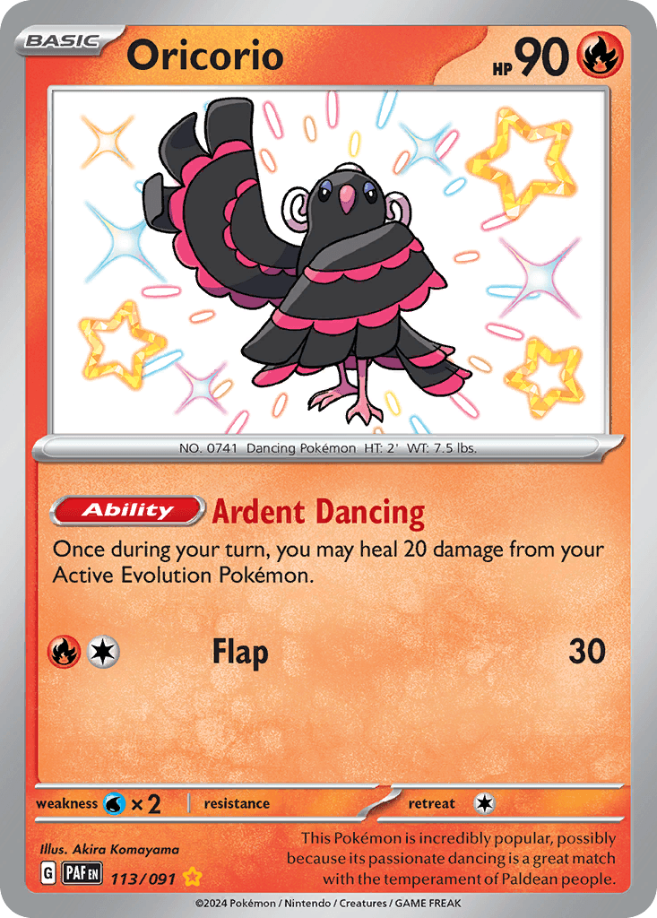 Oricorio, 113/91, Standard