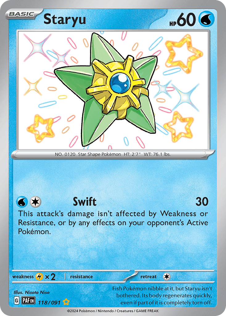 Staryu, 118/91, Standard