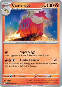 Camerupt, 12/91, Standard