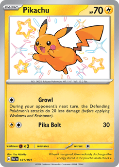 Pikachu, 131/91, Standard