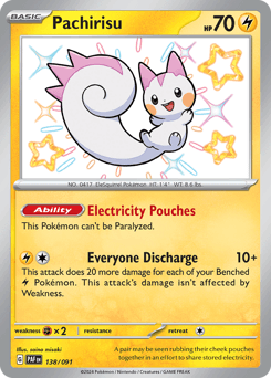 Pachirisu, 138/91, Standard