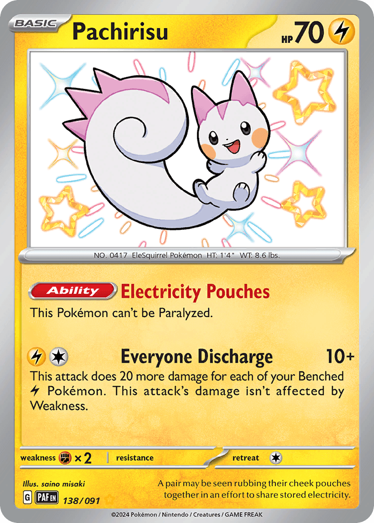 Pachirisu, 138/91, Standard