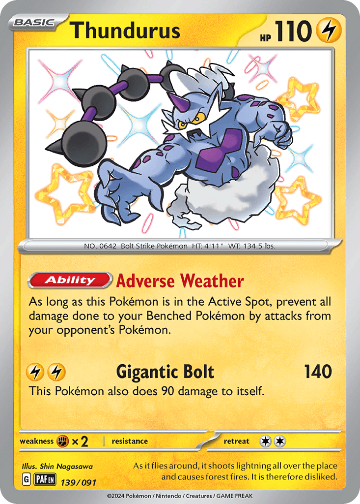 Thundurus, 139/91, Standard