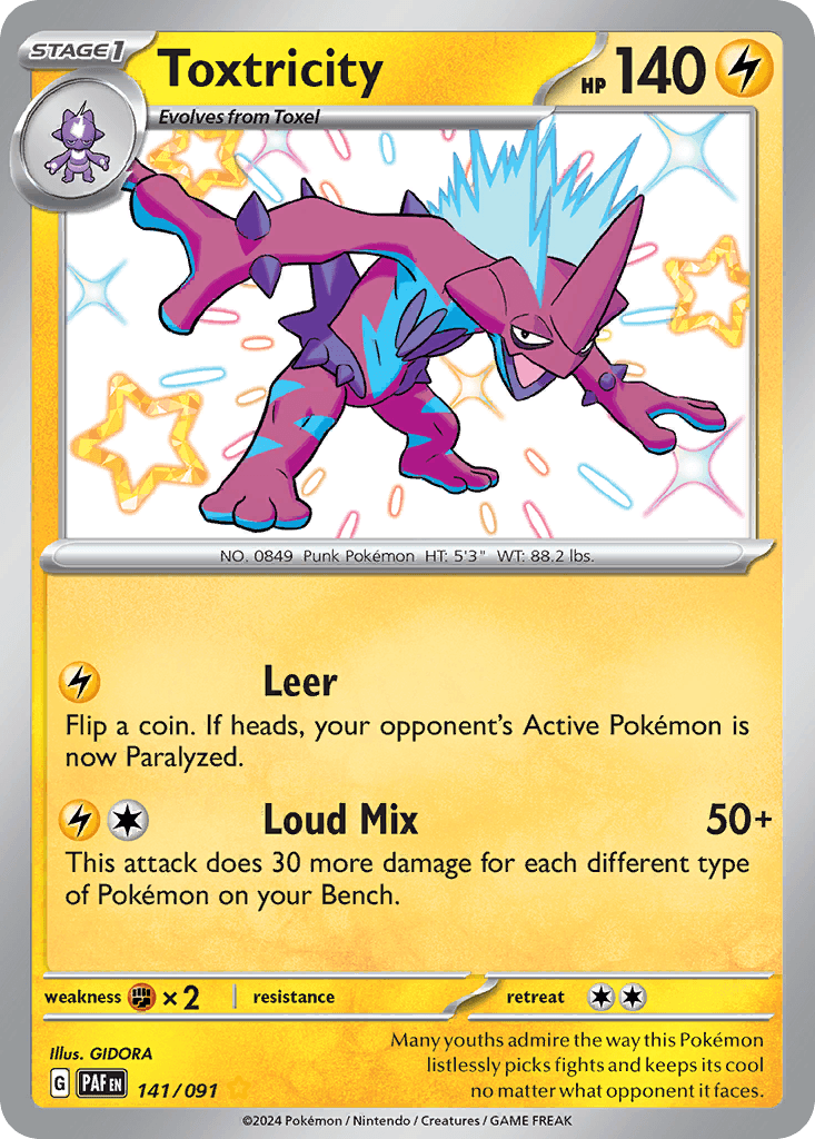 Toxtricity, 141/91, Standard