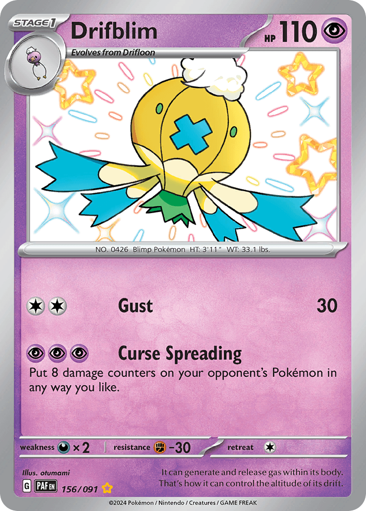 Drifblim, 156/91, Standard