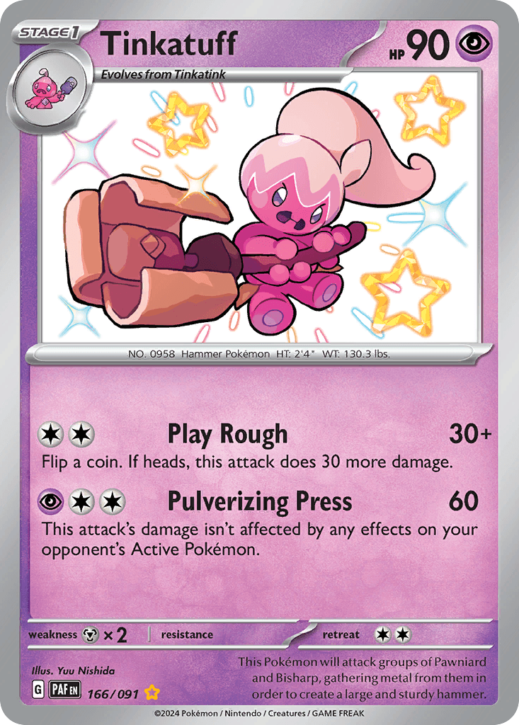 Tinkatuff, 166/91, Standard