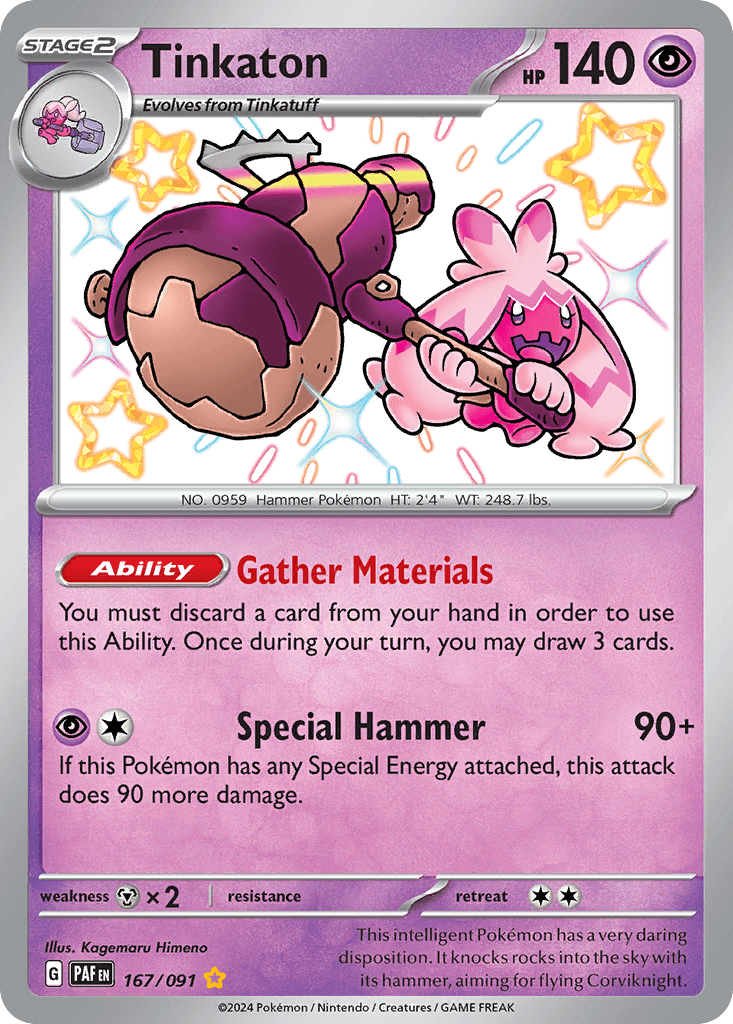 Tinkaton, 167/91, Standard