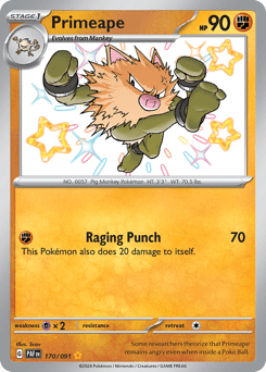 Primeape, 170/91, Standard