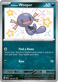 Paldean Wooper, 180/91, Standard