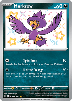 Murkrow, 181/91, Standard