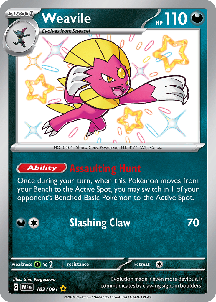 Weavile, 183/91, Standard