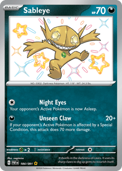 Sableye, 184/91, Standard
