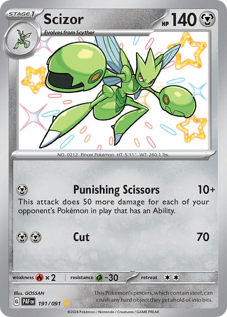 Scizor, 191/91, Standard