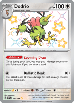Dodrio, 200/91, Standard