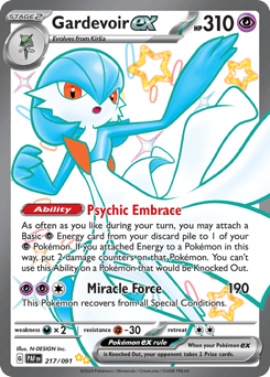 Gardevoir ex, 217/91, Standard