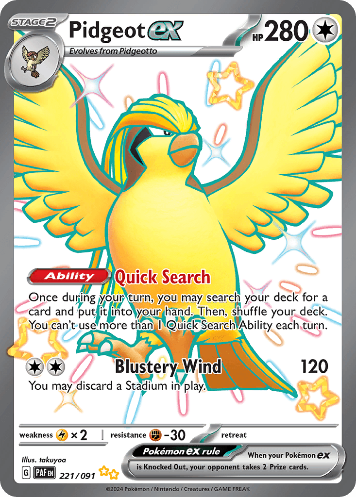 Pidgeot ex, 221/91, Standard