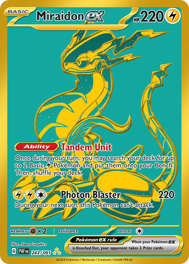 Miraidon ex, 243/91, Standard