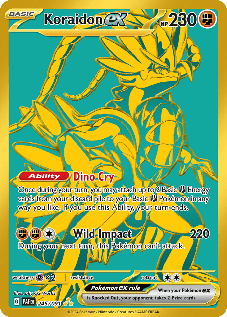 Koraidon ex, 245/91, Standard