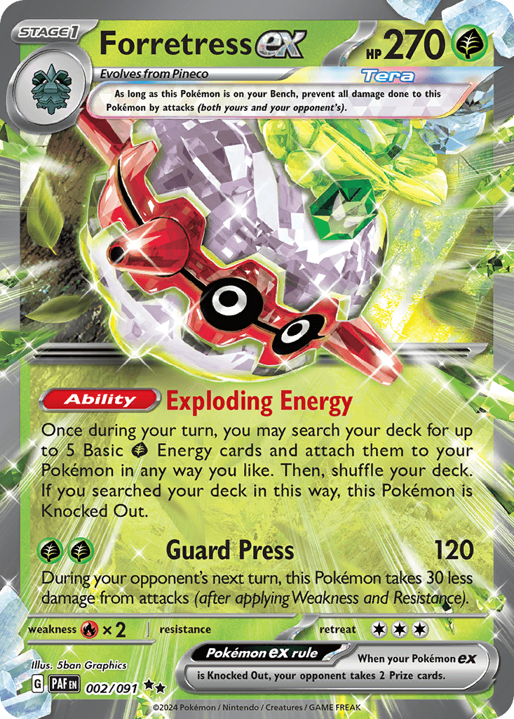 Forretress ex, 2/91, Standard