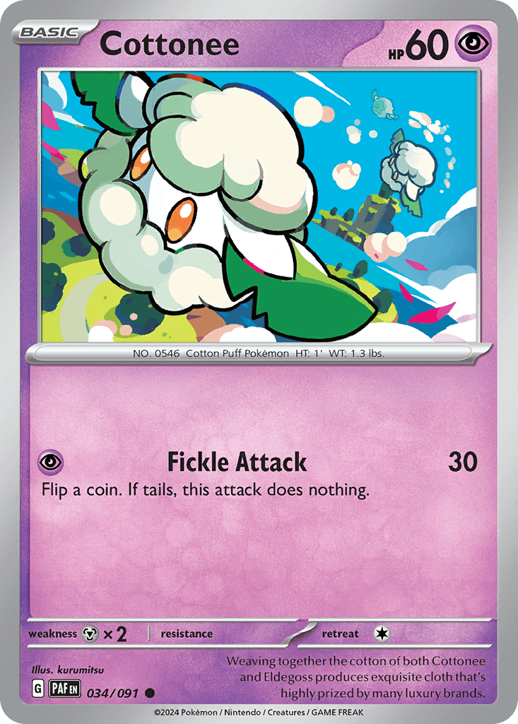Cottonee, 34/91, Standard