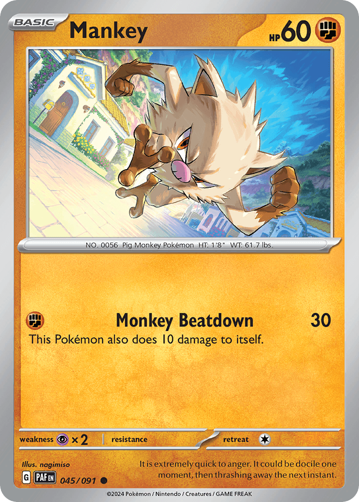 Mankey, 45/91, Standard