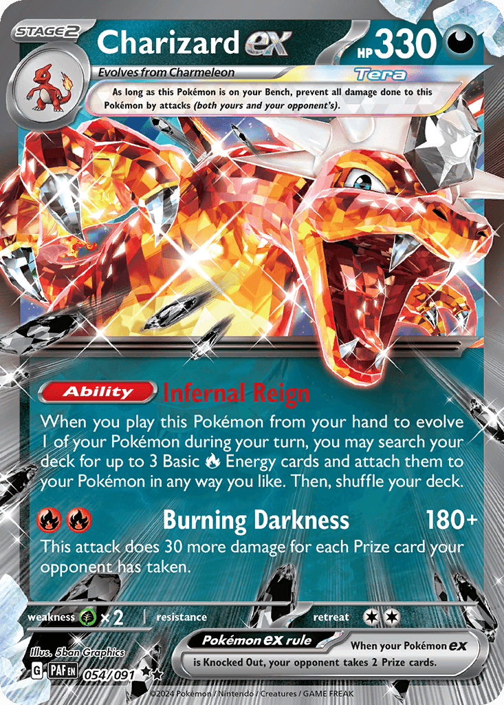 Charizard ex, 54/91, Standard