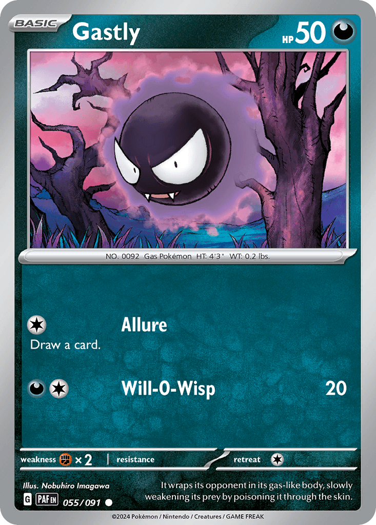 Gastly, 55/91, Standard