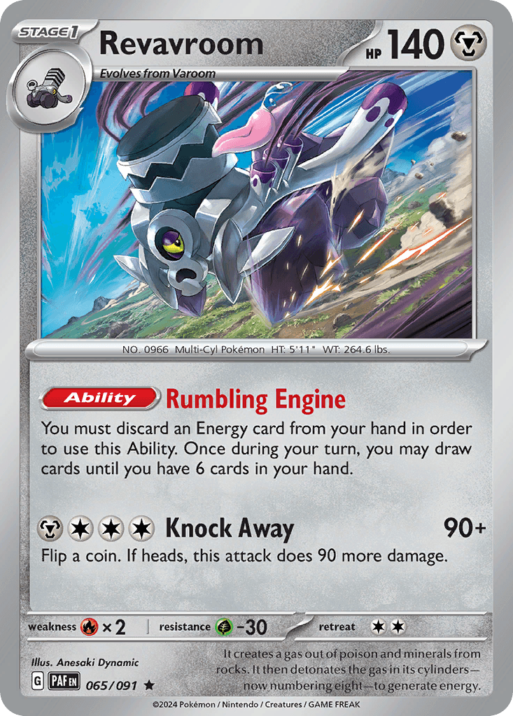 Revavroom, 65/91, Standard