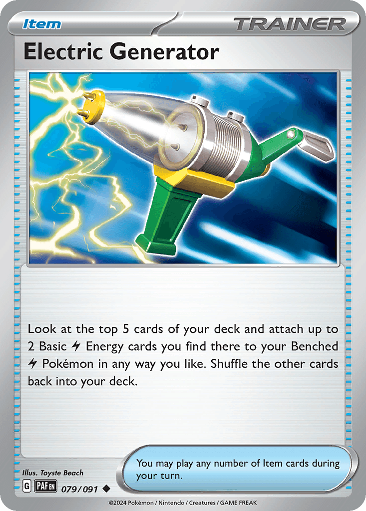 Electric Generator, 79/91, Standard