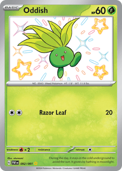 Oddish, 92/91, Standard