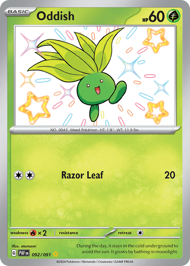Oddish, 92/91, Standard