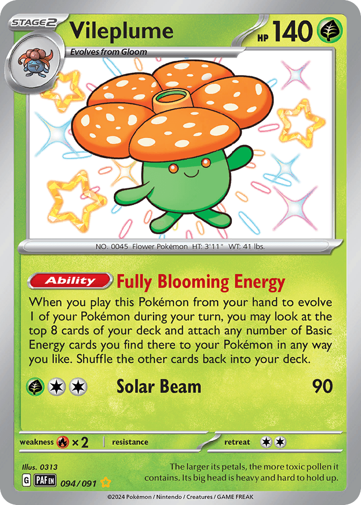 Vileplume, 94/91, Standard