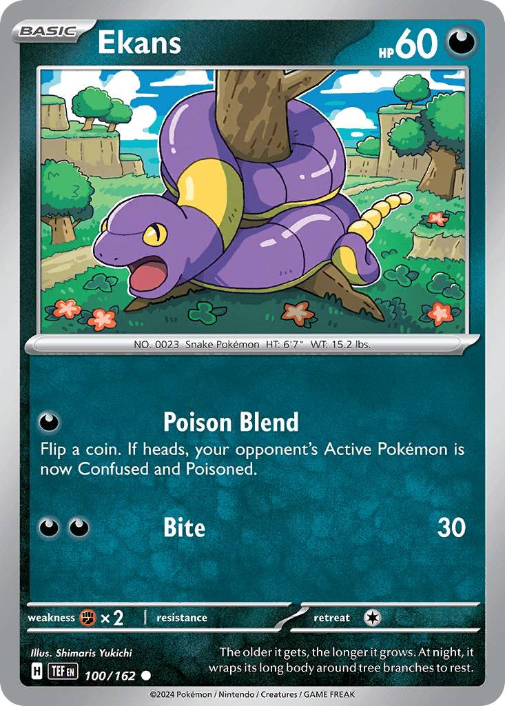 Ekans, 100/162, Standard