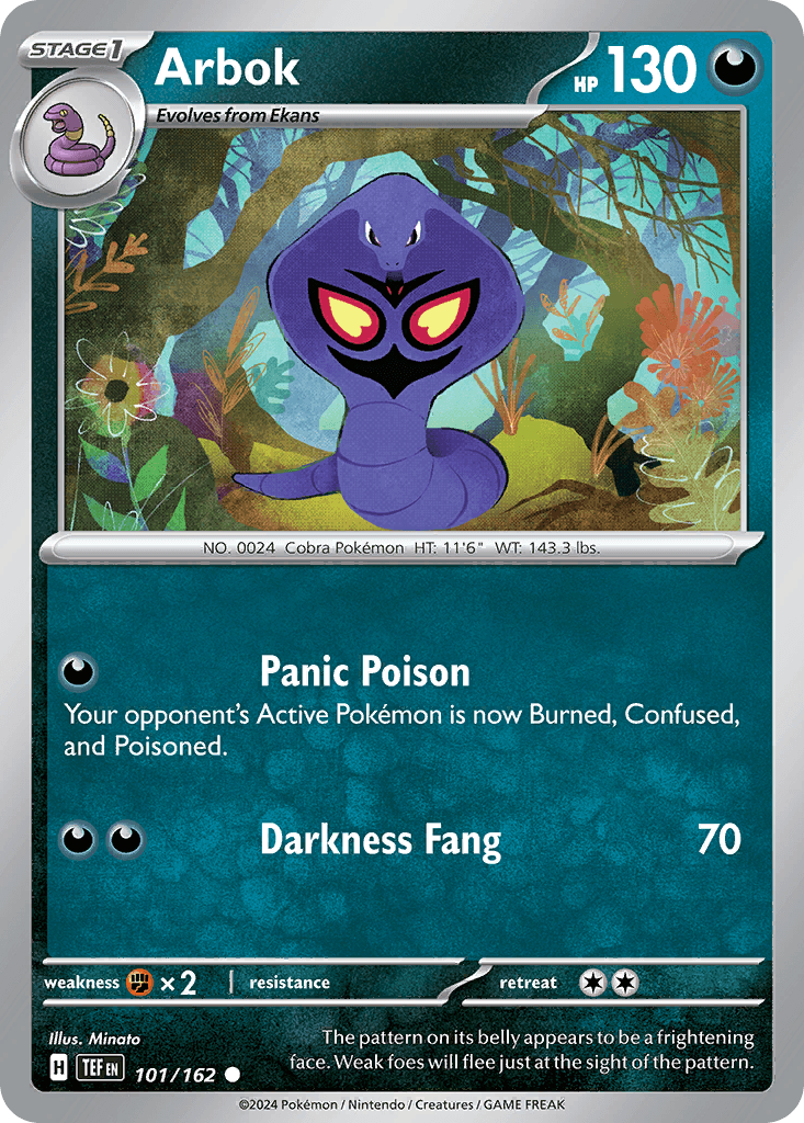Arbok, 101/162, Standard