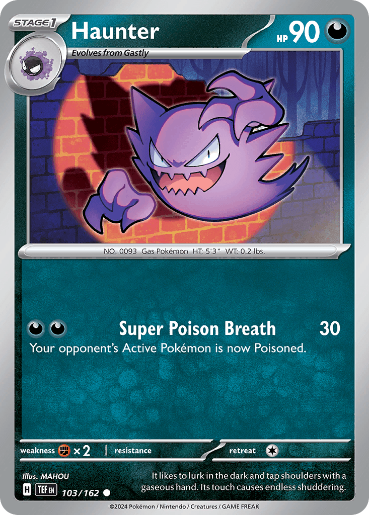 Haunter, 103/162, Standard