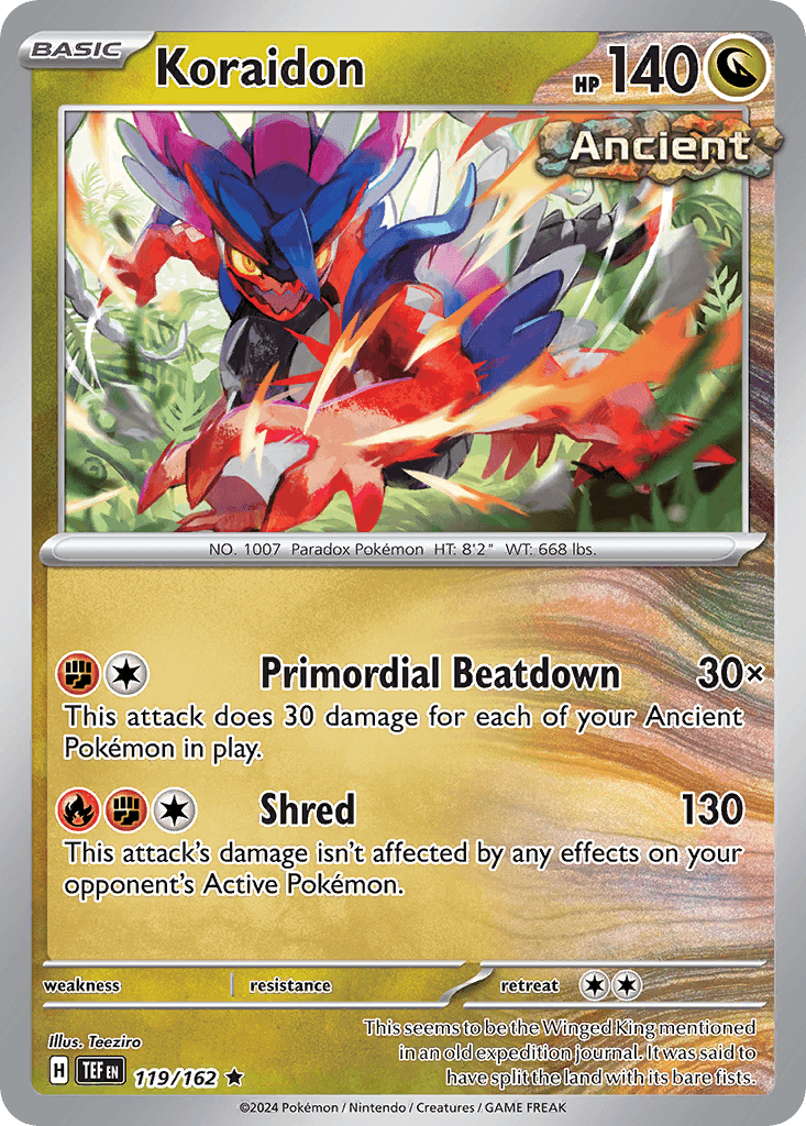 Koraidon, 119/162, Standard