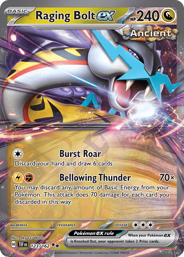 Raging Bolt ex, 123/162, Standard