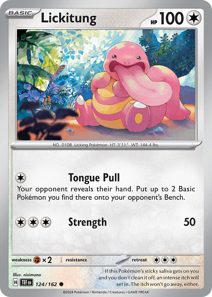 Lickitung, 124/162, Standard